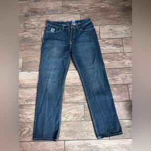 Cinch White Label Dark Wash Relaxed Straight Leg Jeans